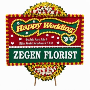 Bunga Papan Wedding 003