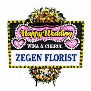 Bunga Papan Wedding 005