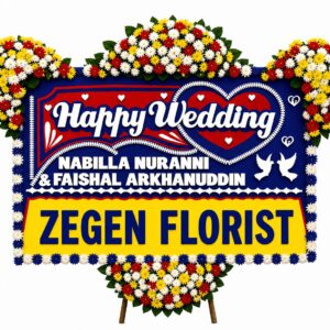 Bunga Papan Wedding 009