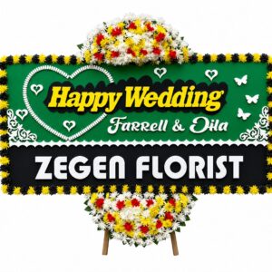 Bunga Papan Wedding 002